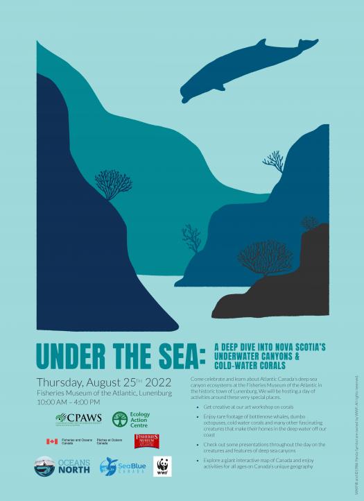 Poster for Under the Sea event