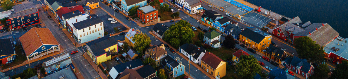 Aerial view of Lunenburg